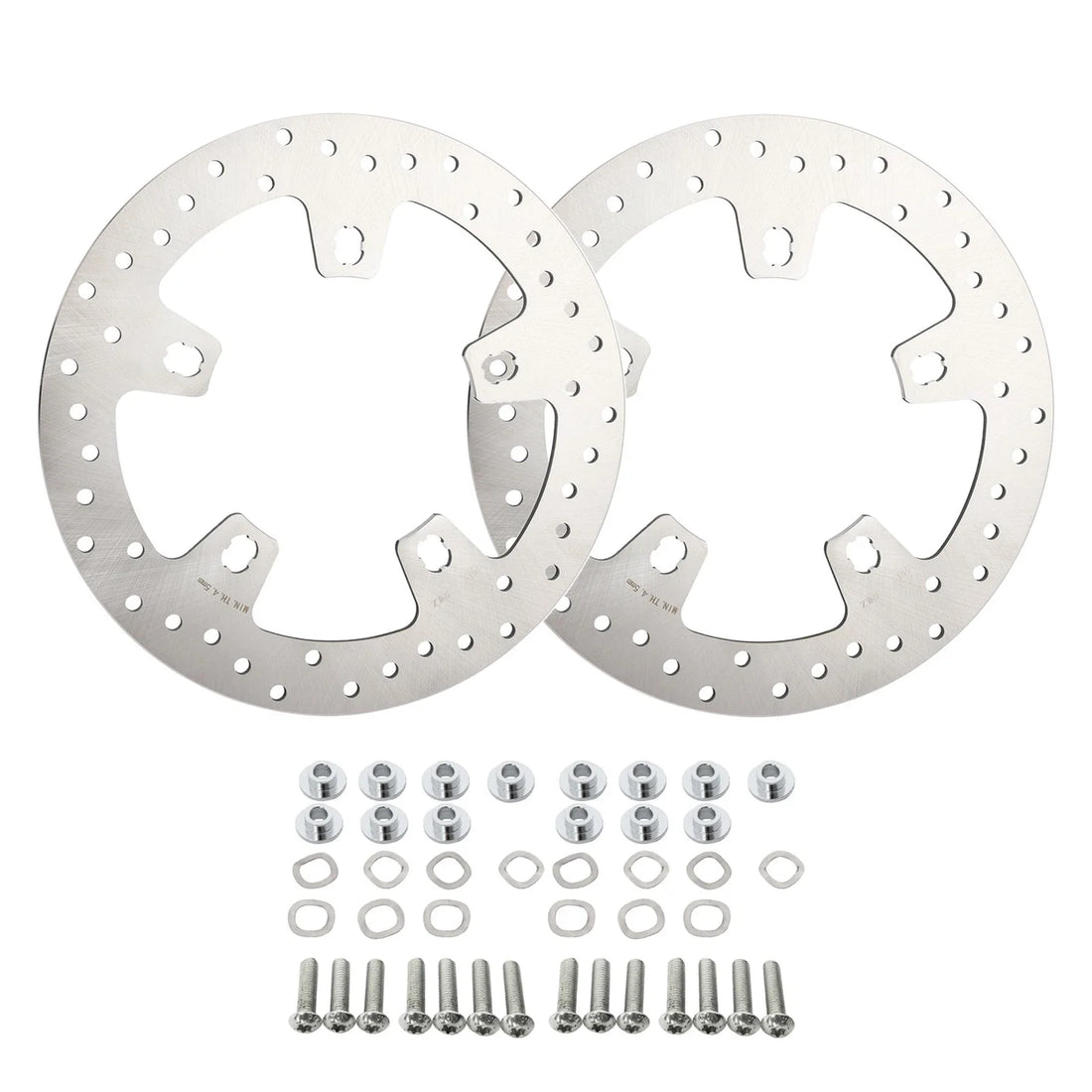 11.8" Front Left Right Brake Rotors & Bolts Fit For Harley Street Glide 14-23