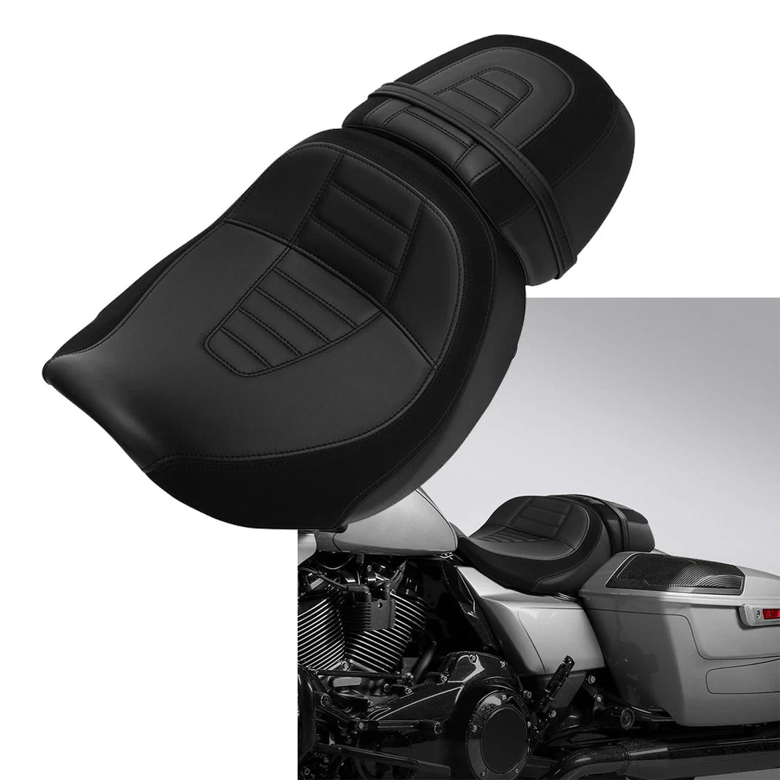 Fit For Harley Cvo Road Street Glide Touring Seat 2023 up