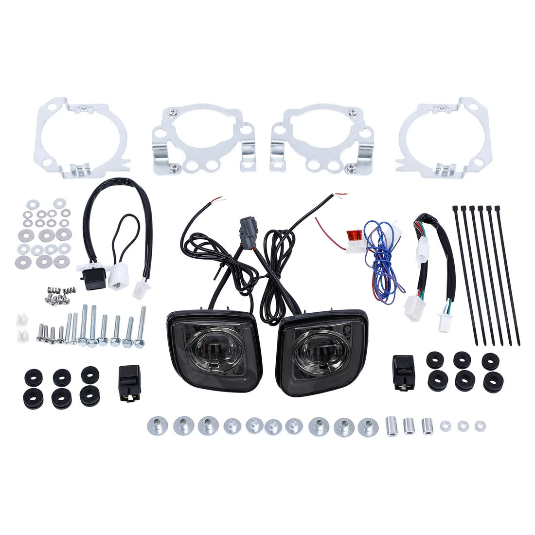 LED Fog Lights Driving Light Smoke Lens Fit For Honda GoldWing GL1800 F6B 13-17