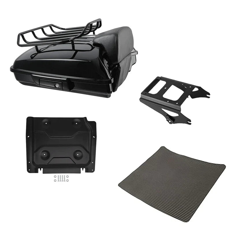 Razor Trunk Pad Mount Rack Plate Fit For Harley Touring Road Glide 09-2013