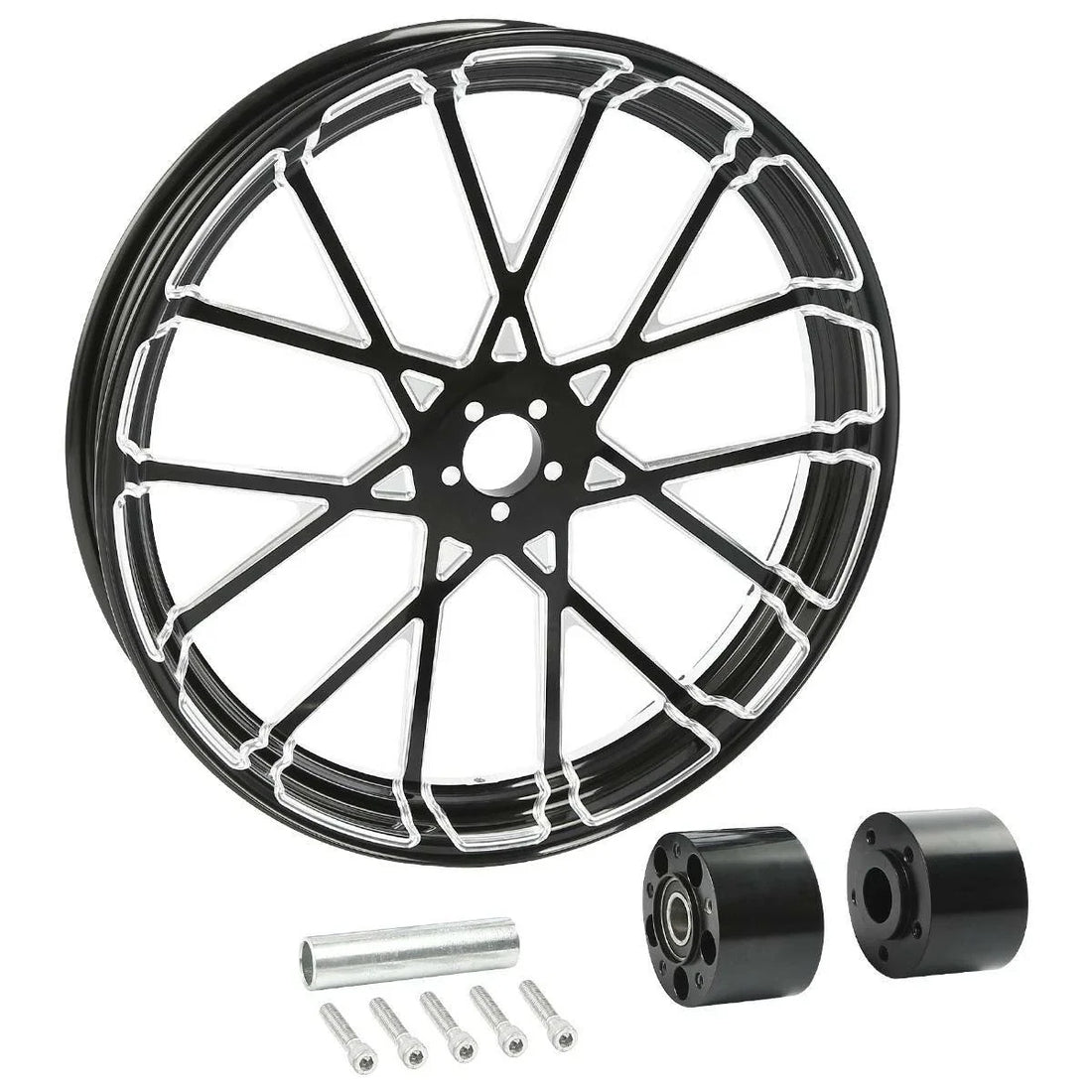 21"x3.5" Front Wheel Rim Hub Dual Disc Fit For Harley Road Glide 1997-2021
