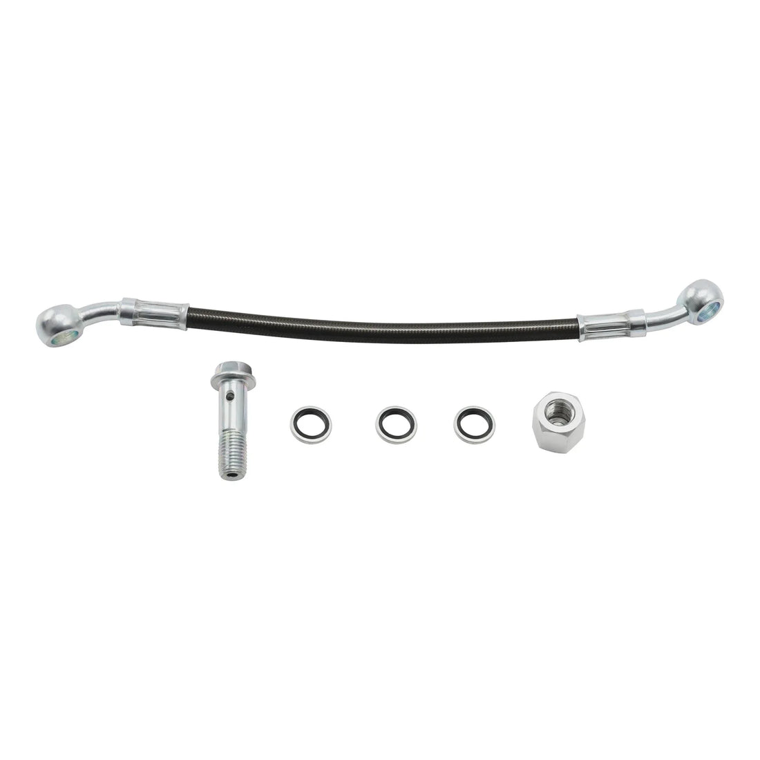 25cm Universal Motorcycle Brake Hose Line Extend Connector Spare Parts New