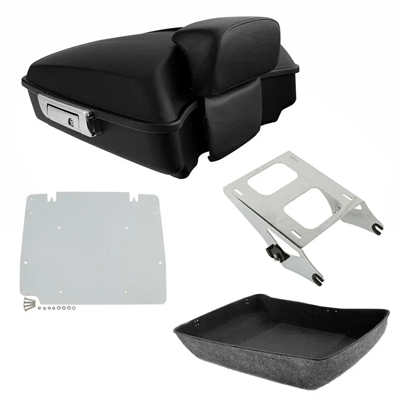 Chopped Trunk Backrest Mount Plate Fits For Harley Touring Street Glide 14-2026