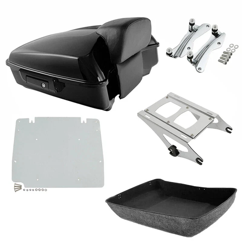 Chopped Trunk Pad Mount Plate Docking Kit Fits For Harley Touring models 2014-26