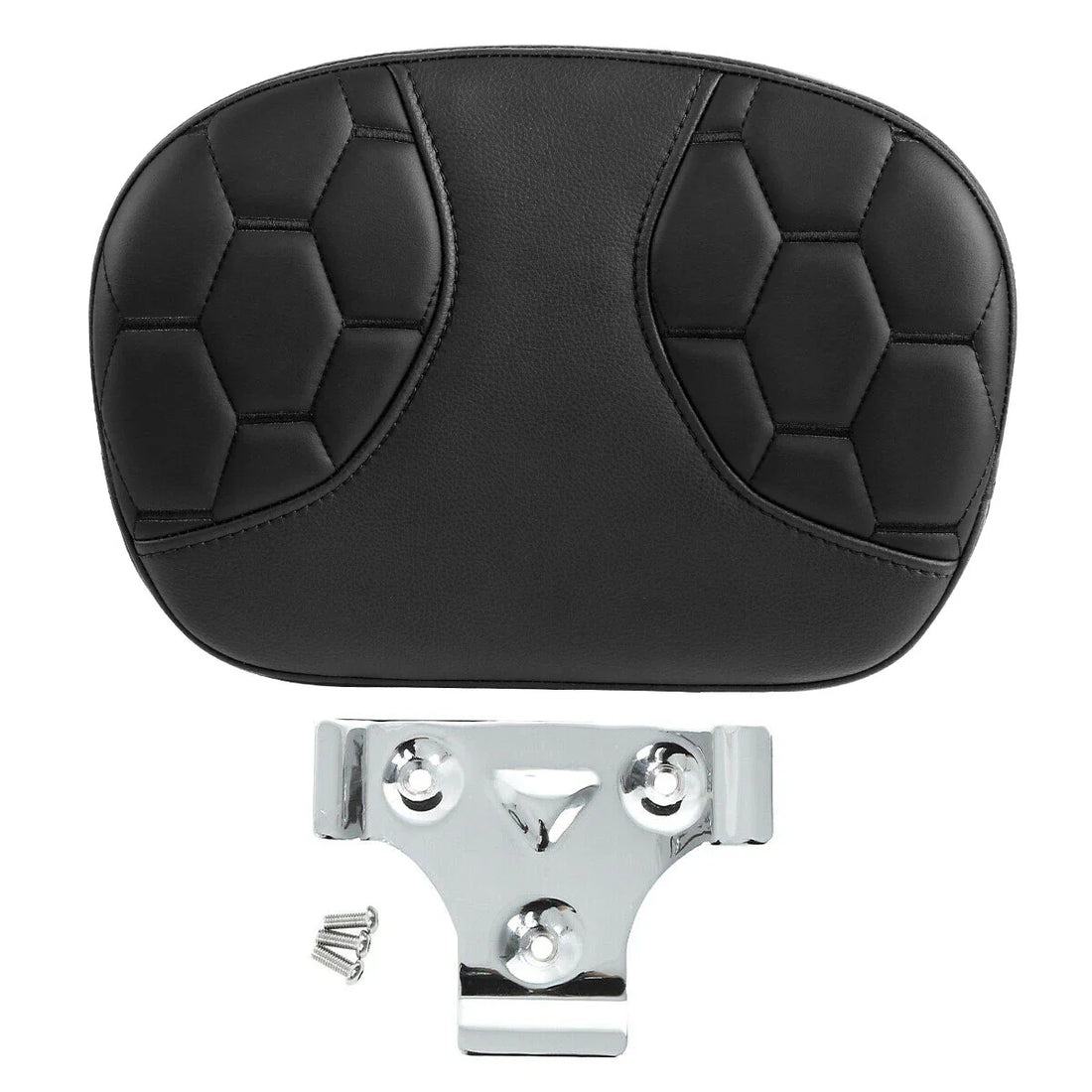 Passenger Sissy Bar Pad Backrest Fit For Harley Touring Road King Electra Glide