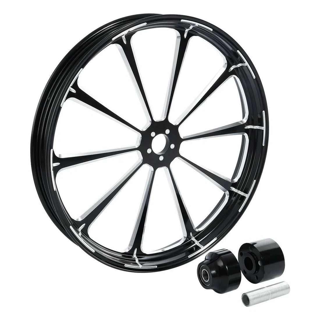 26" x 3.5" Front Wheel Rim Hub Single Disc Fit For Harley Touring ABS 1997-2021