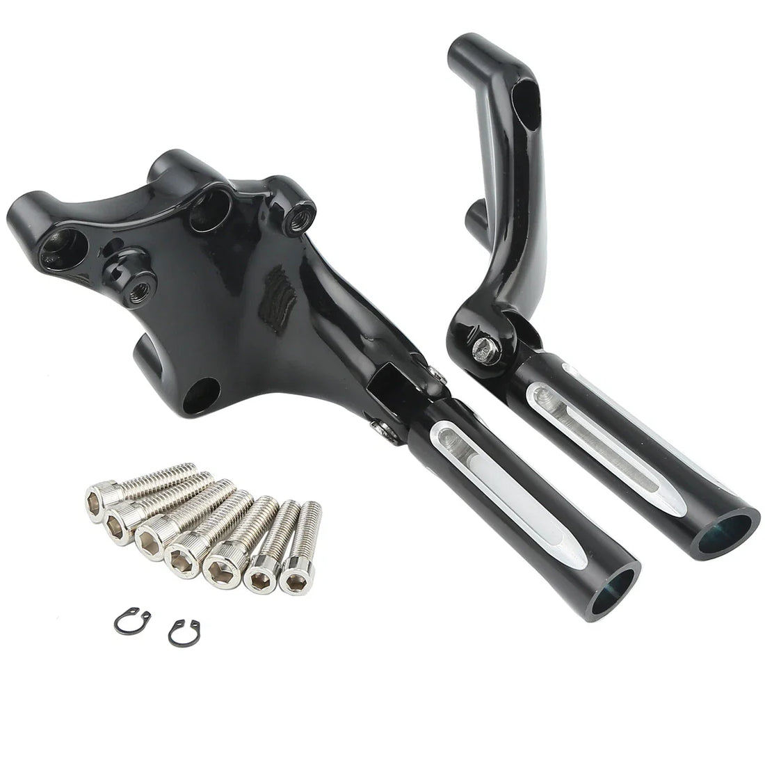 Rear Passenger Foot Pegs Mount Brackets Fit For Harley Sportster Iron 883 14-22