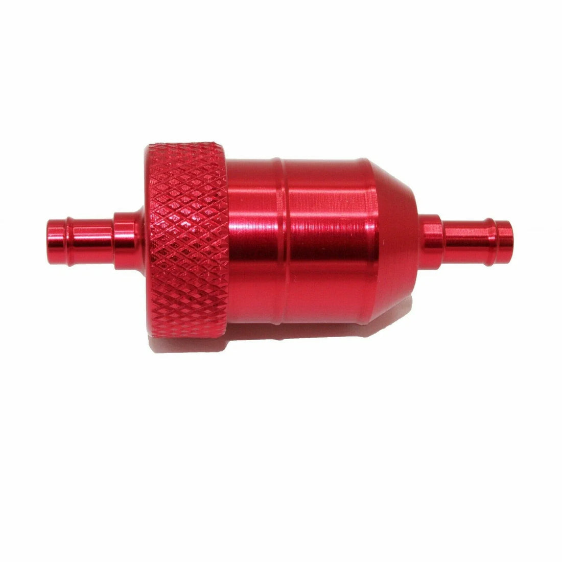Red CNC Aluminum Fuel Gas Filter For Honda Recon 250 Rincon 650 680 Sportrax