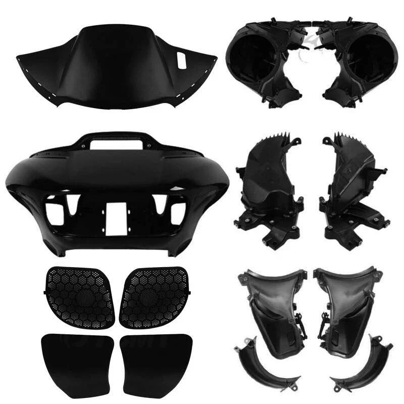 Headlight Fairing Speaker Grill Glove Air Duct Fit For Harley Road Glide 2015-23