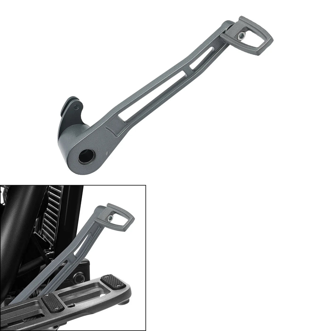 Rear Brake Pedal Foot Lever Fit For Harley Touring Road King Street Glide 14-25