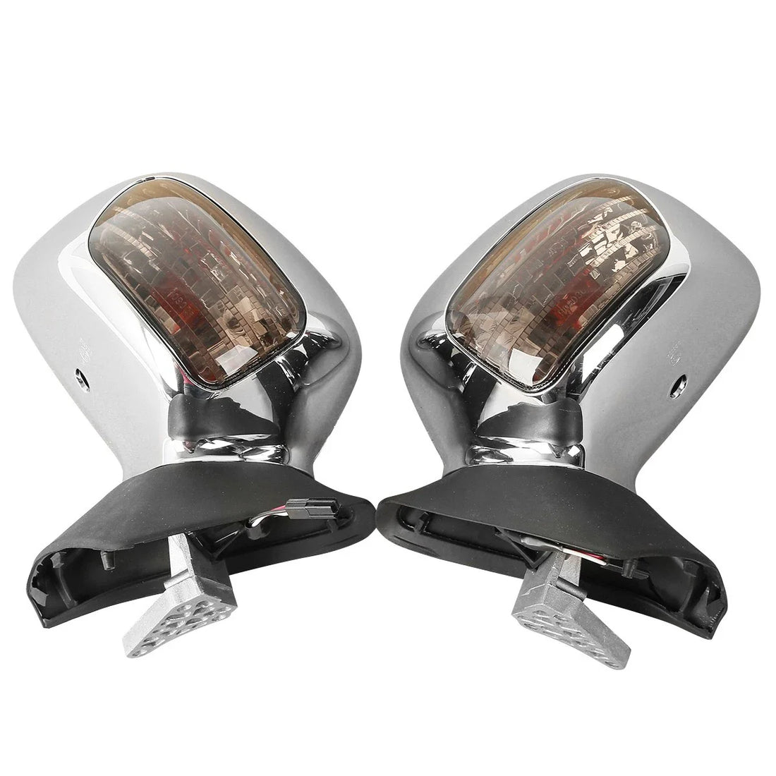 Rear View Mirrors Turn Signal Light Fit For Honda Goldwing 1800 GL1800 2001-2017