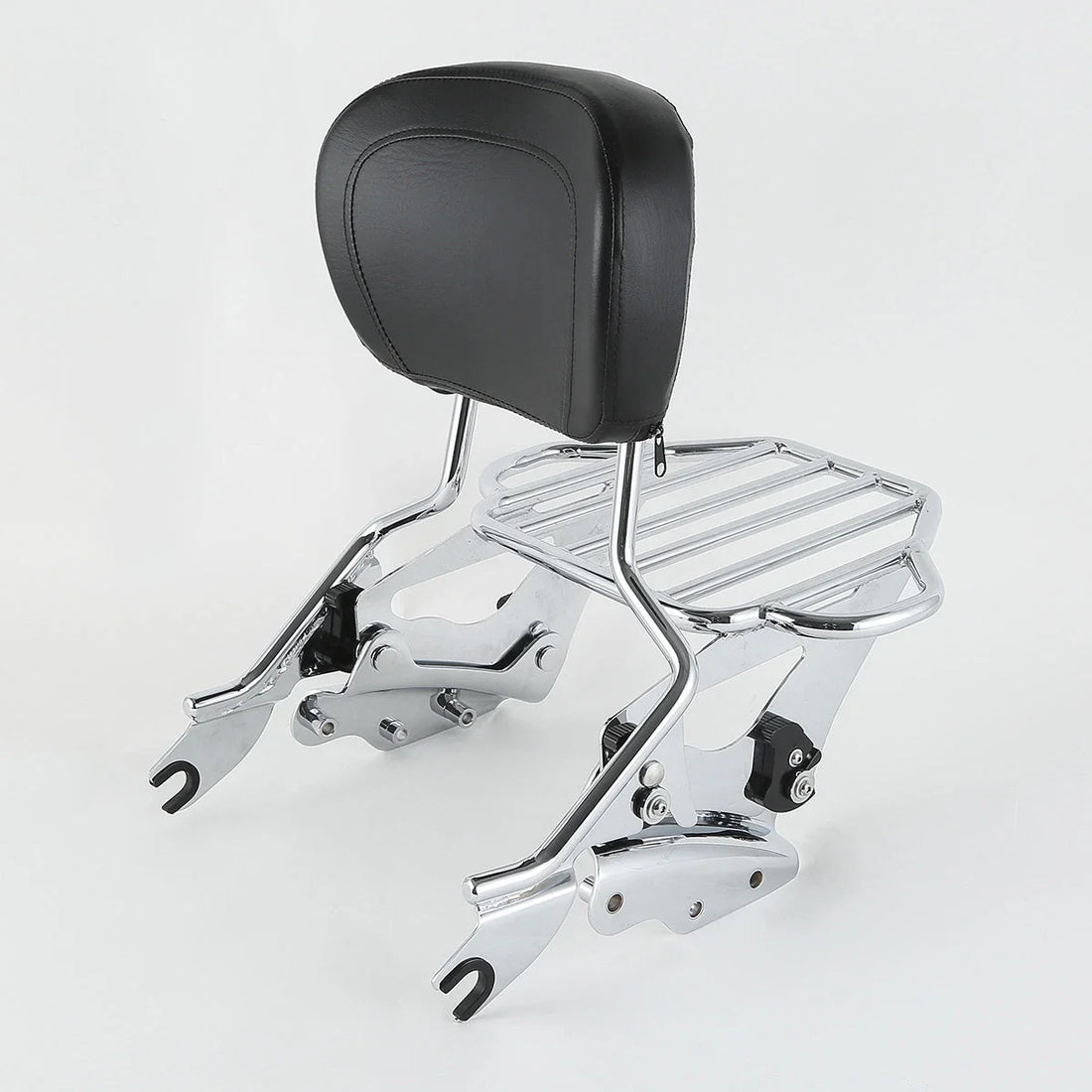 Sissy Bar Backrest Luggage Rack Docking Kit Fit For Harley Road King 2009-2013