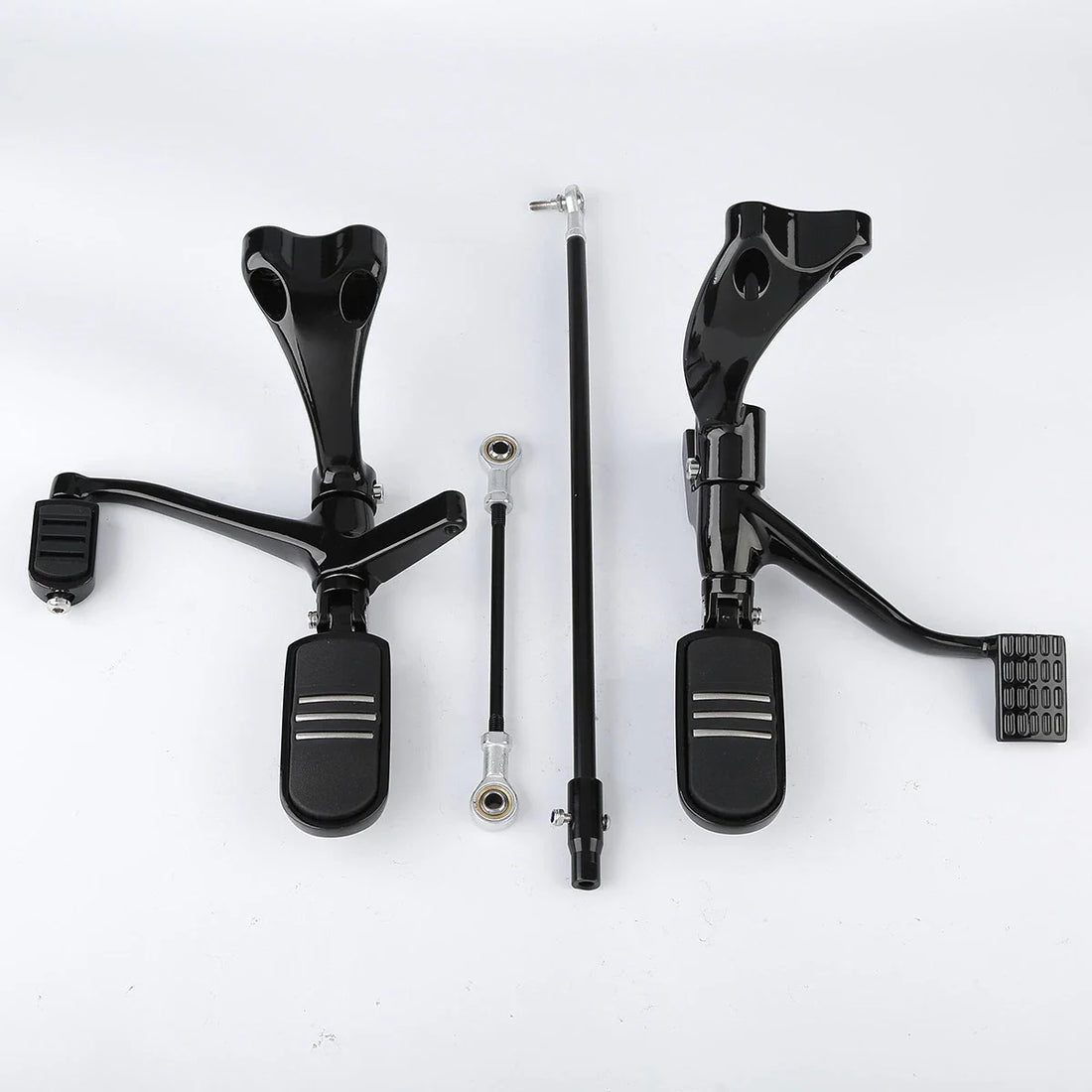 Forward Control Pegs Lever Linkage Fit For Harley Sportster XL 883 1200 48 14-22