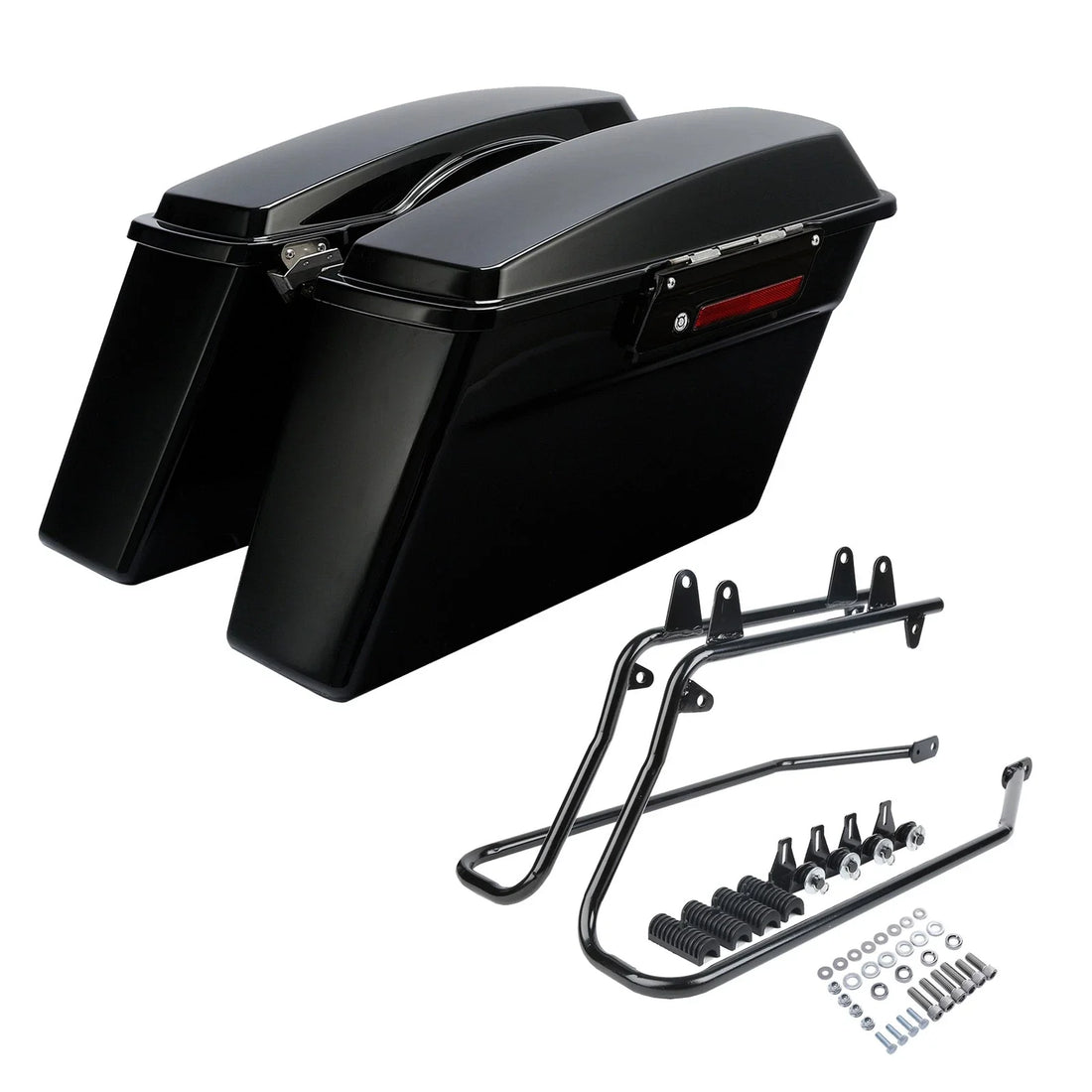 Hard Saddlebags Saddle Bags Bracket Kit Fit For Harley Softail Heritage 84-17 16