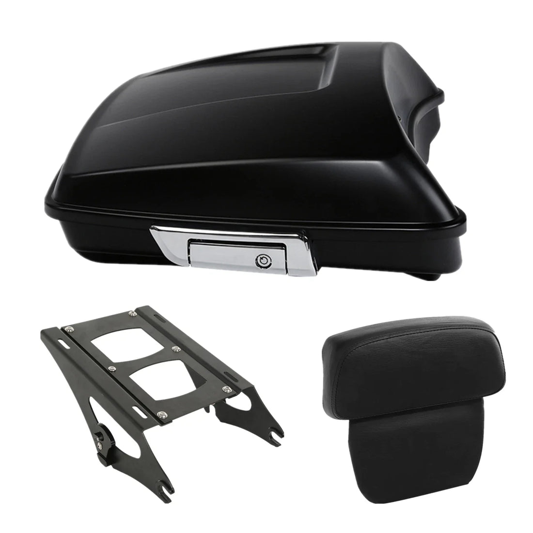 Razor Trunk Pad & Mount Rack Fit For Harley Touring Road Glide 14-26 Black Denim