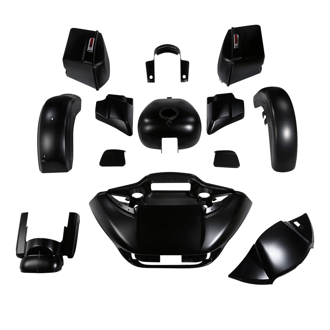 Fairings Body Work Kit Fit For Harley Cvo Road Glide 2018 2015-2024 Black Denim