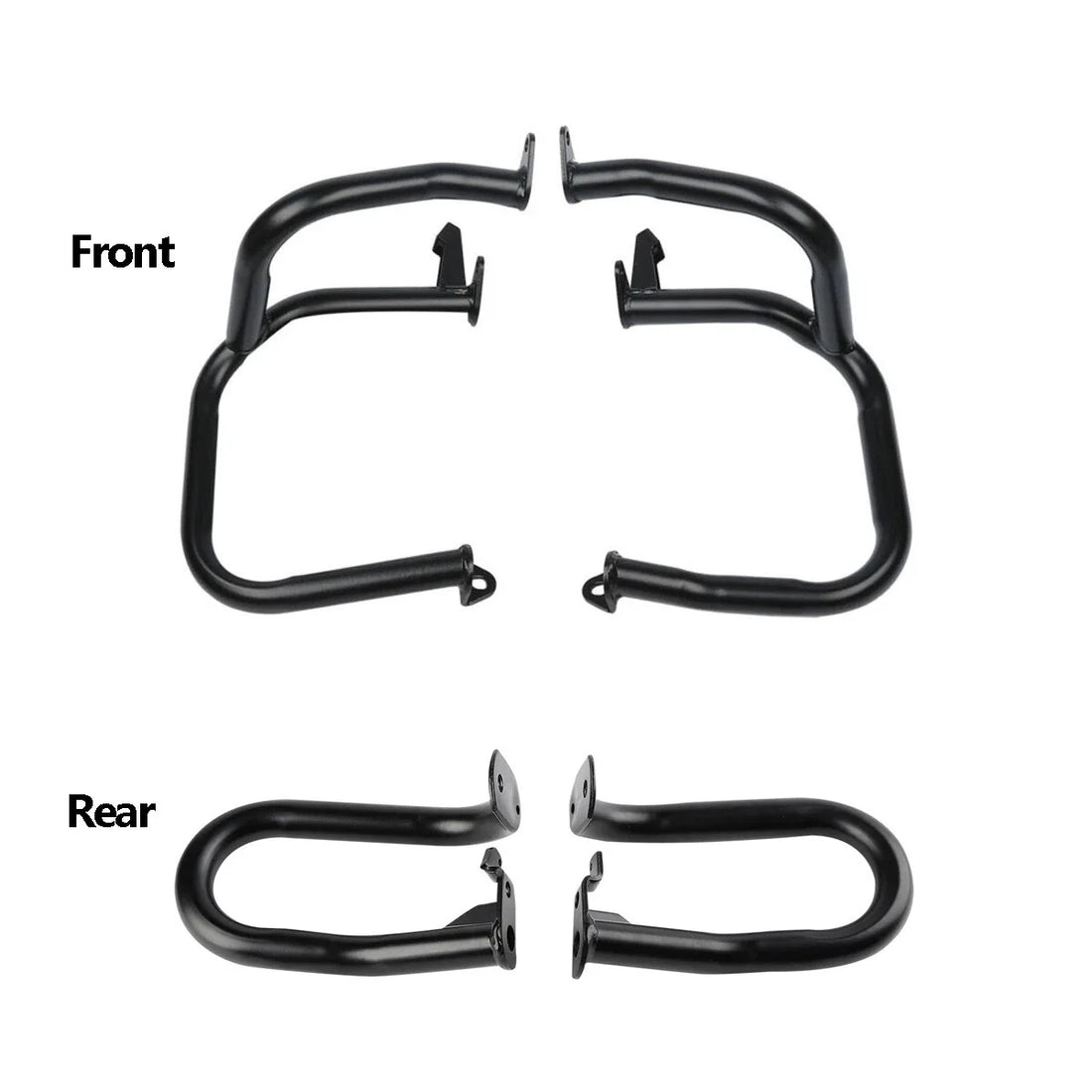 Front/Rear Black Engine Guard Crash Bar Fit For Honda Goldwing GL 1800 2001-2017