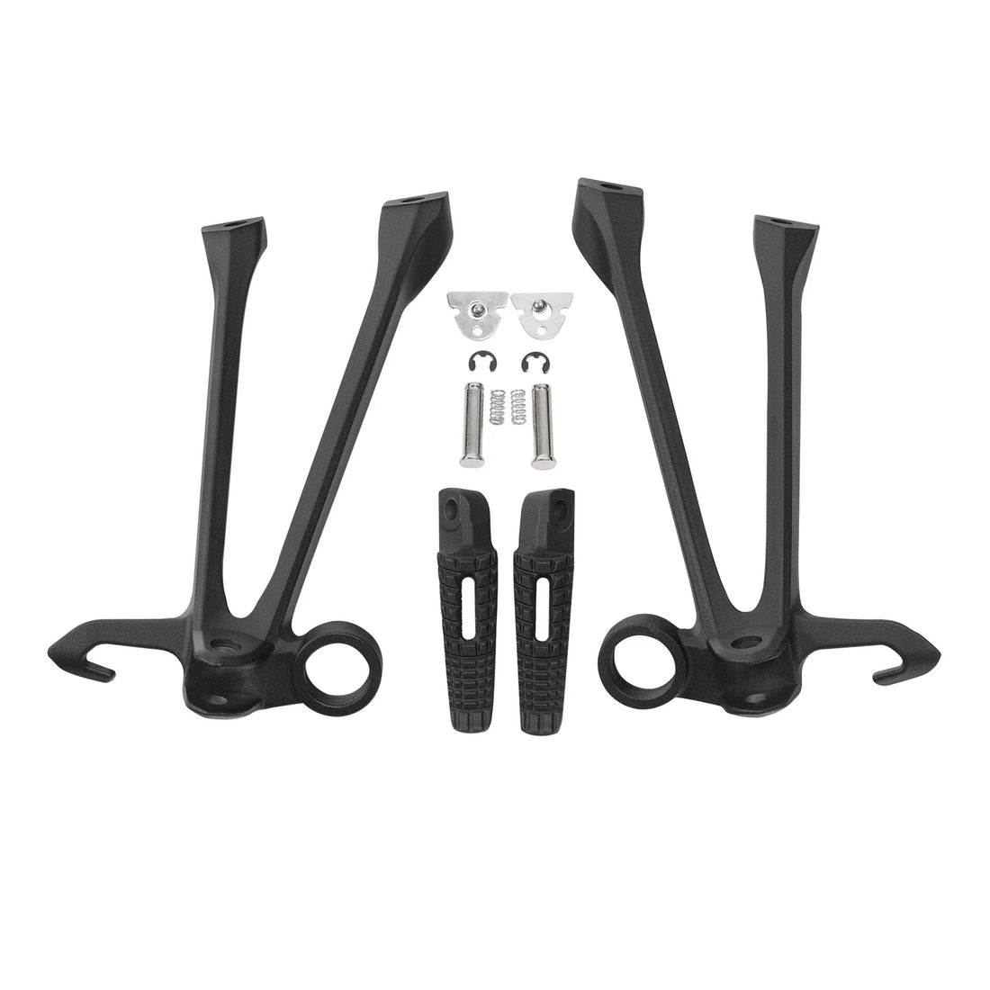 Passenger Footpegs Pegs Footrests Bracket Fit For Suzuki GSXR1000 2009-2011 2010
