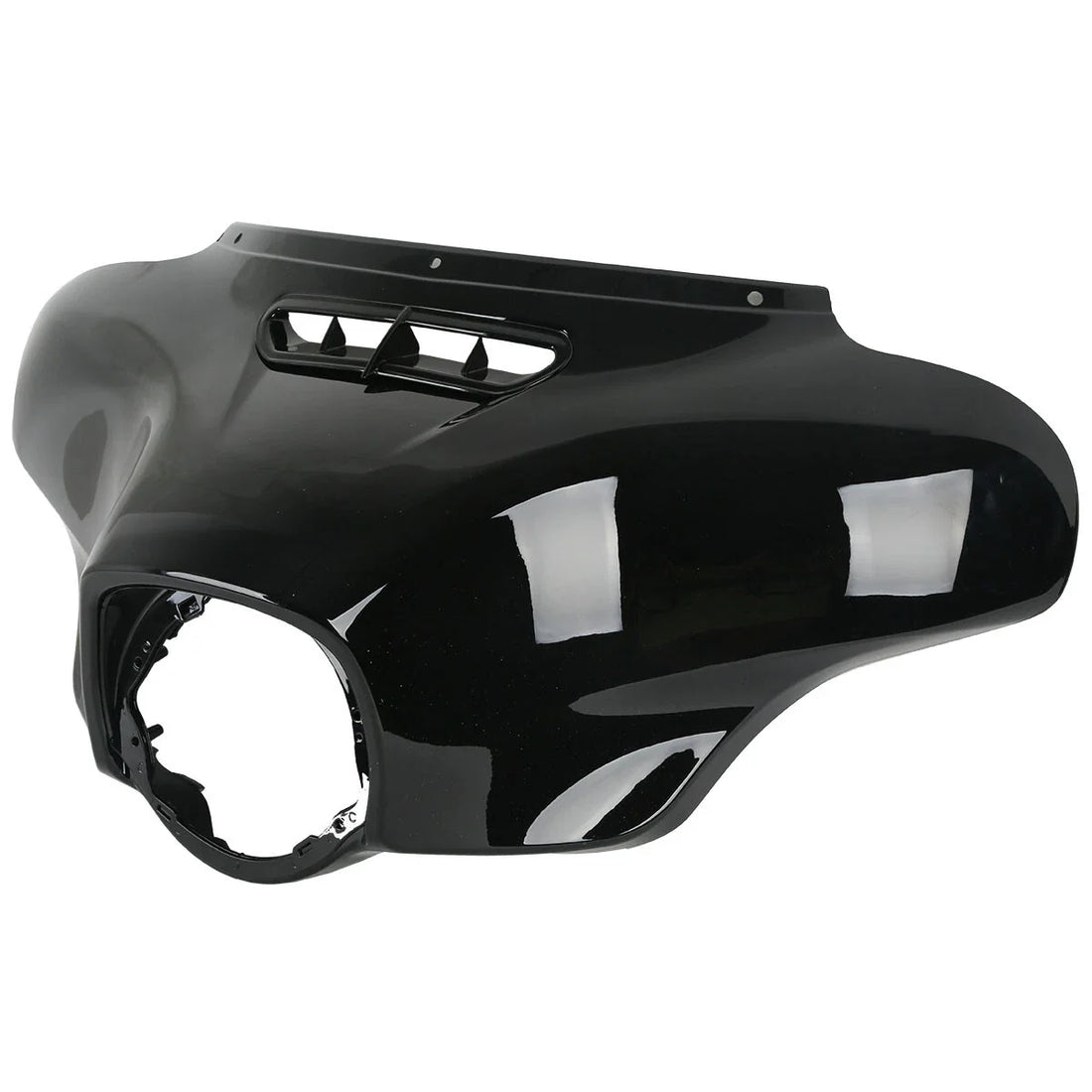 Vivid Black Outer Batwing Fairing Fit For Harley Touring Street Glide 2014-2024