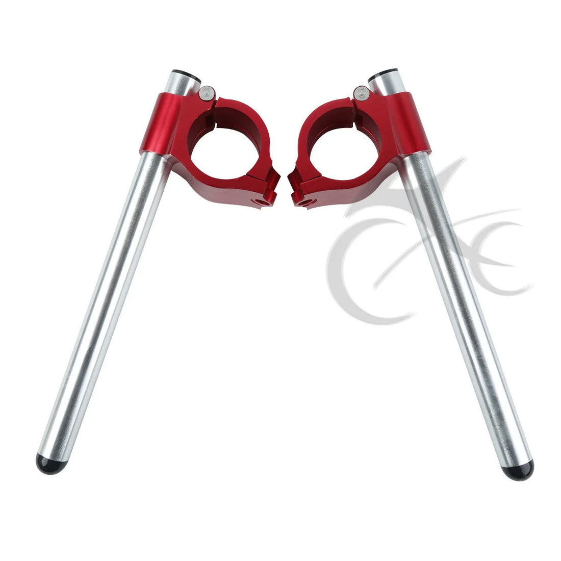 50mm Clip On Handlebars Fit For Suzuki GSXR1000 2001-2011 GSXR600 1992-2011 Red