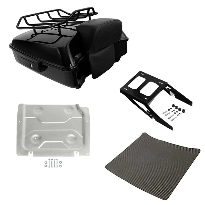 Chopped Trunk Backrest Rack Mount Plate Fit For Harley Sport Glide Flsb 18-2021