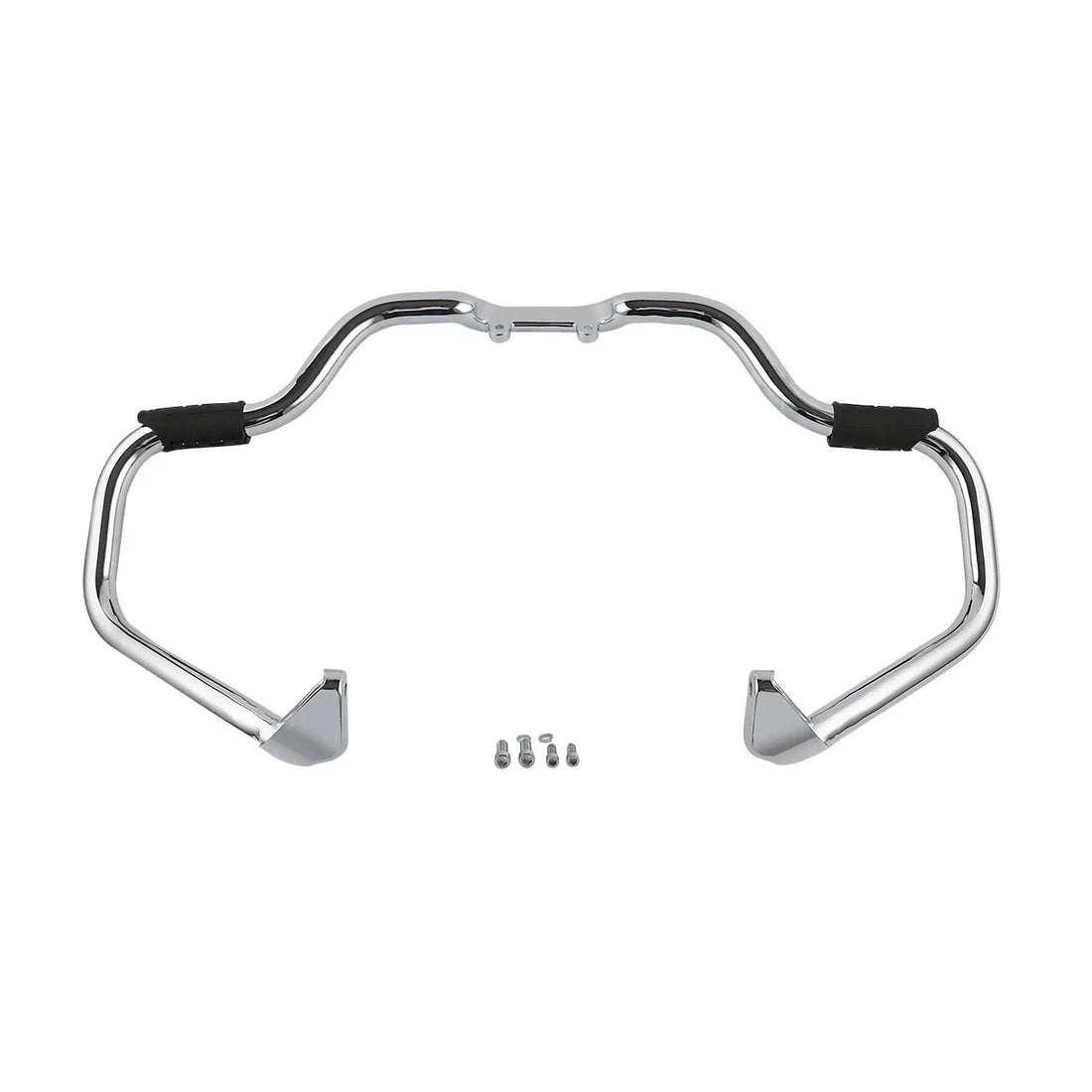 Chrome Mustache Engine Guard Crash Bar Fit For Indian Chieftain Dark Horse 16-25