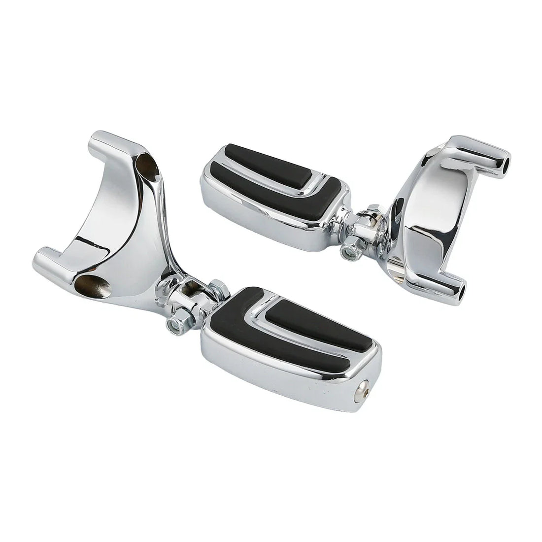 Chrome Footpeg Mount Foot Pegs Fit For Harley Sportster XL 883 1200 2004-2013 US