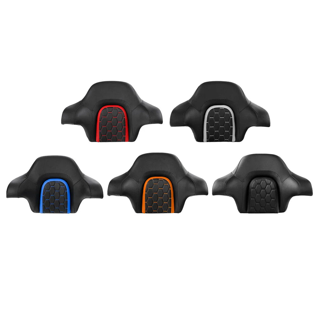 King Passenger Backrest Pad Fit For Harley Touring Road Street Glide 2014-2025