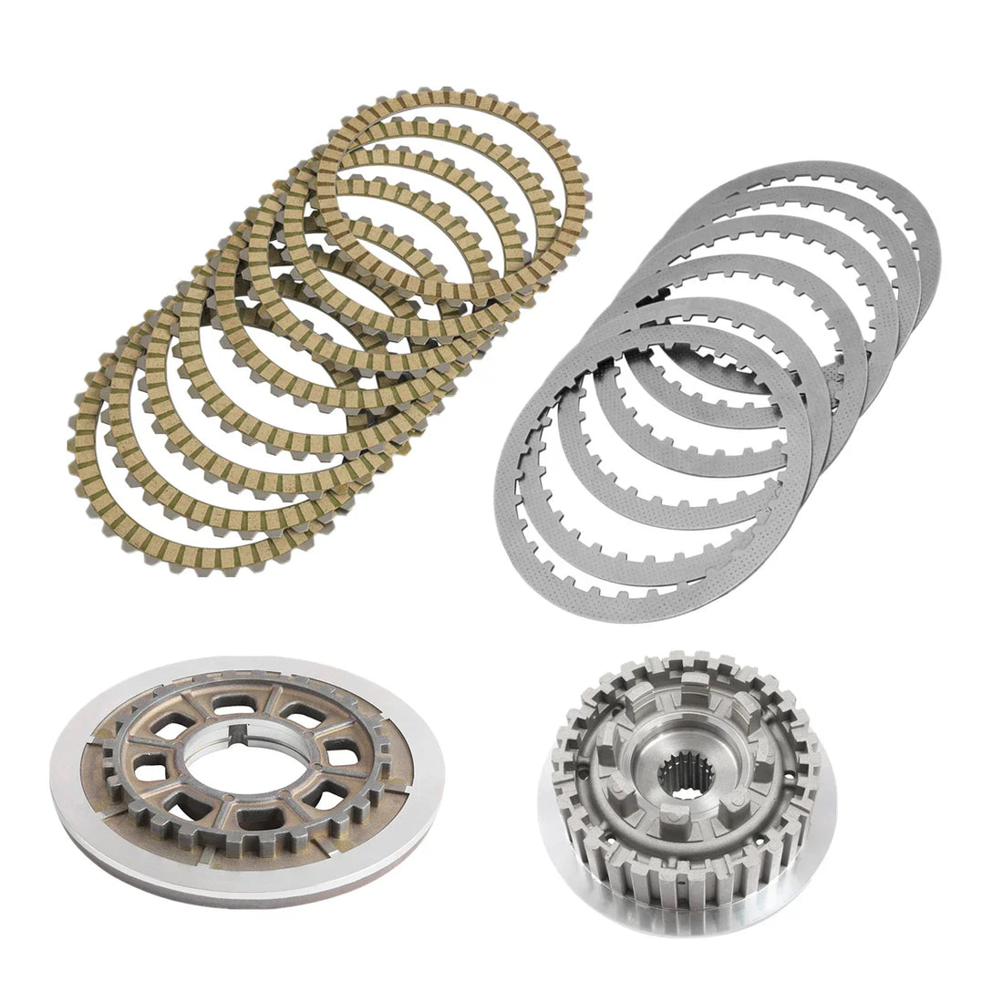 Clutch Pressure Plates Inner Clutch Hub Fit For Harley Sportster 883 1200 04-22