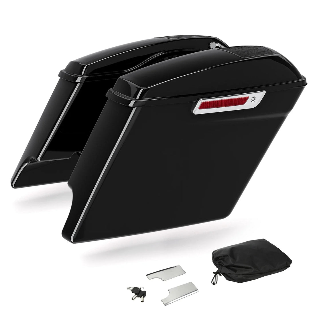 5“ Stretched Saddlebags 6"x 9" Speaker Cutout Fit For Harley Touring 2014-2024