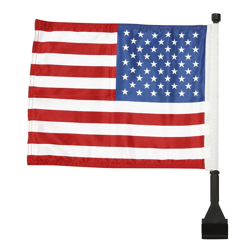 Saddlebag Trunk Mount American Flag Pole Fit For Harley Touring 1993-22