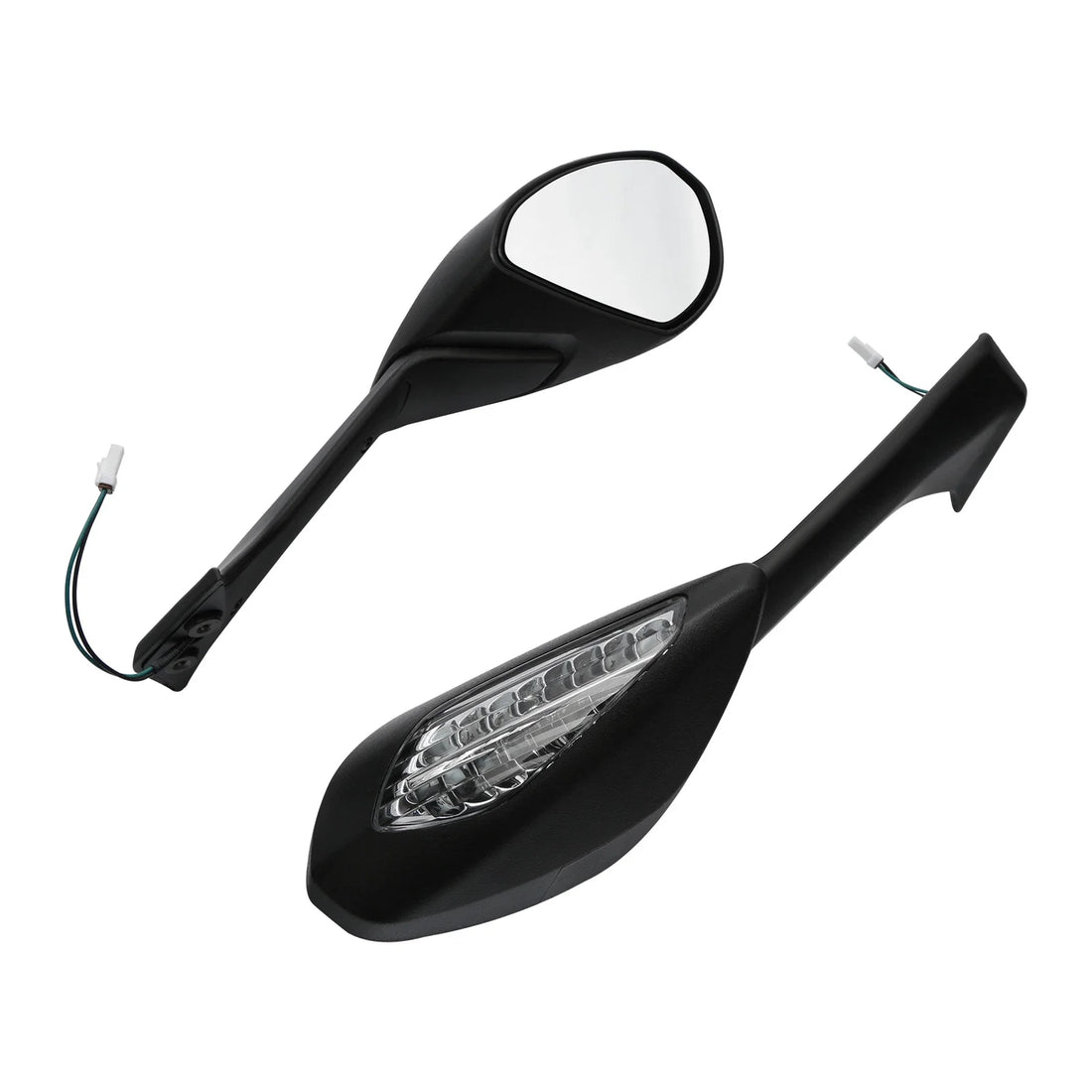 Rear View Mirrors with LED Turn Signal Light Fit For Ducati Panigale V4 18-21