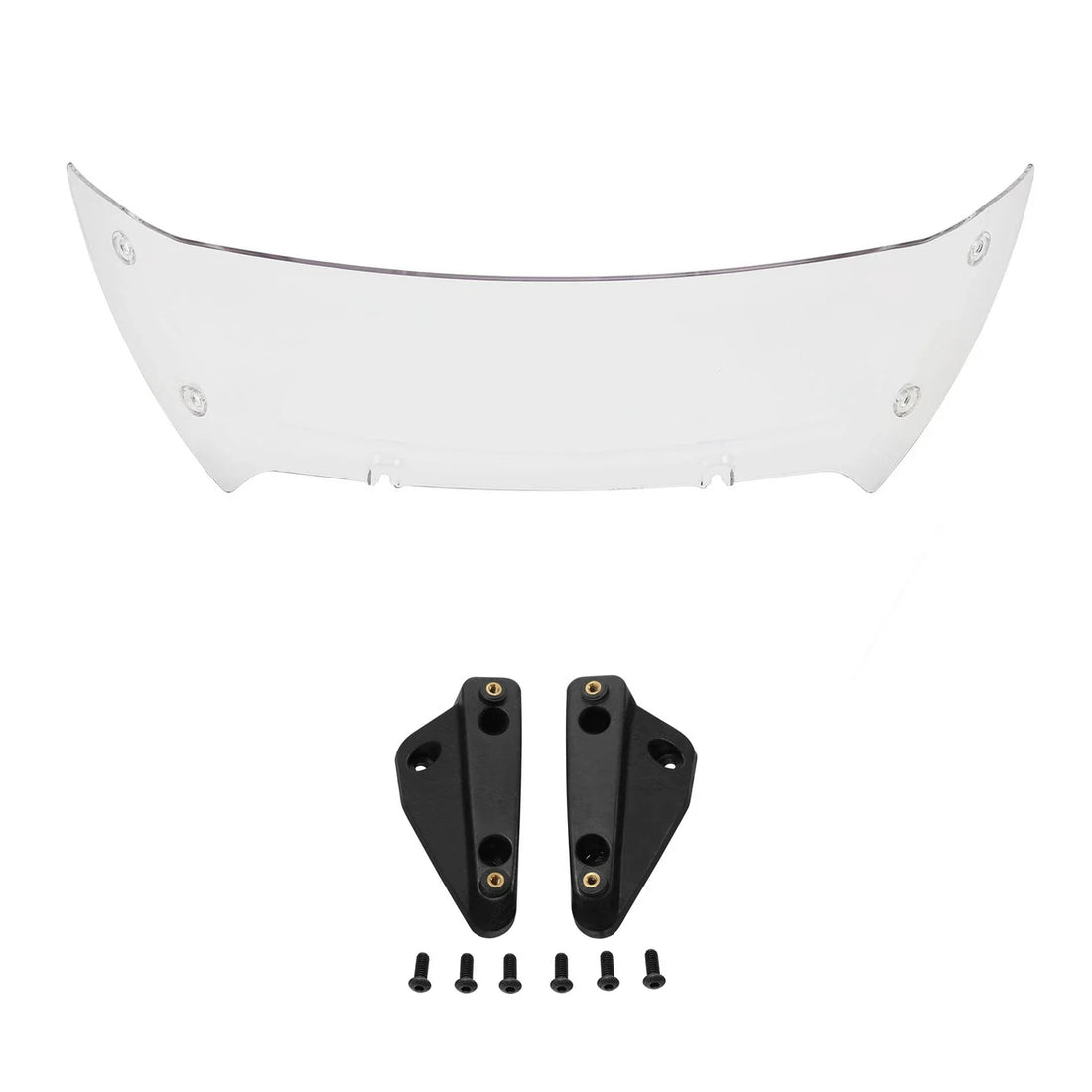 6'' Clear Windshield & Bracket Mount Fit For Harley Touring Cvo Road Glide 23-26