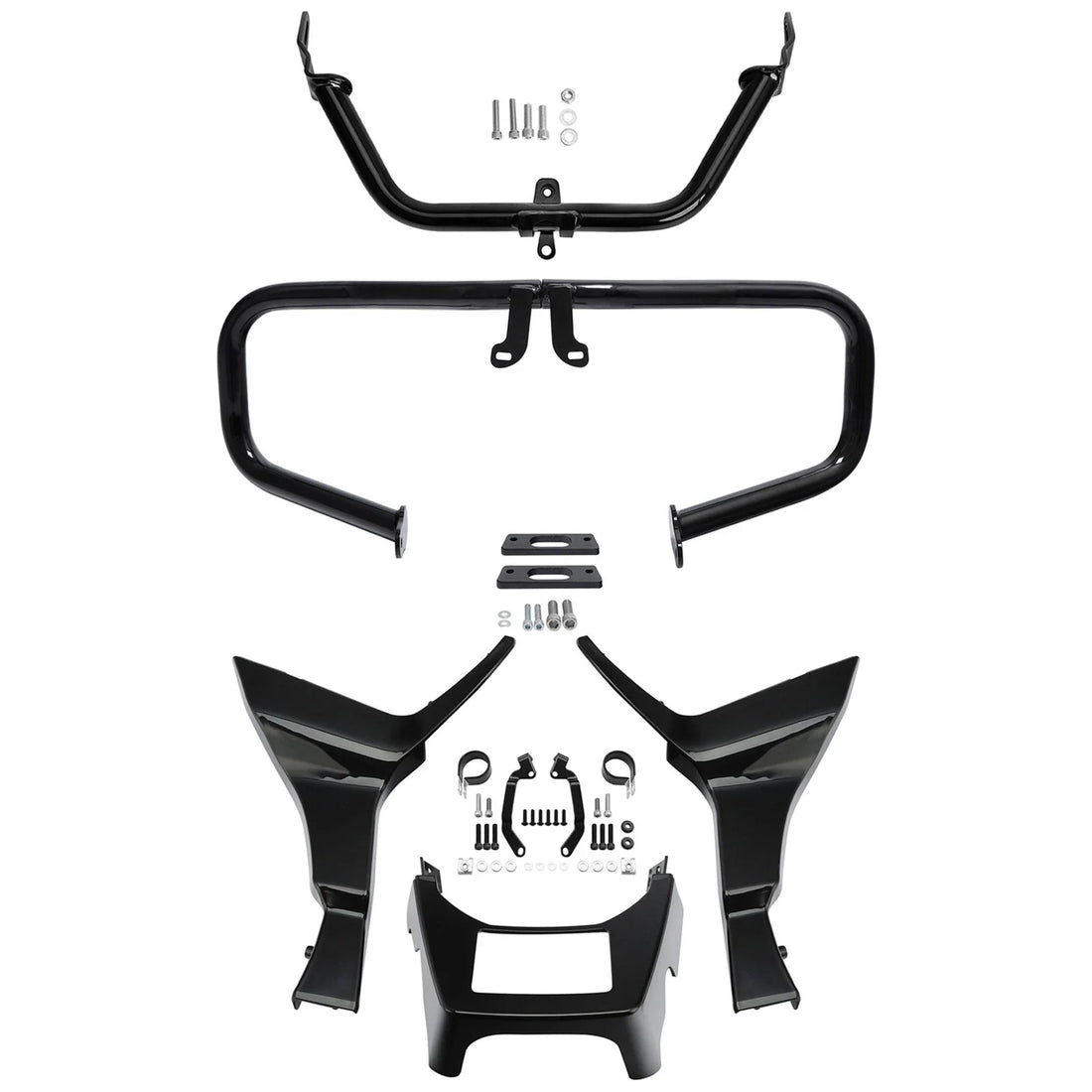 Chopped Engine Guard Fairing Bracket Side Chin Spoilers Fit For Road Glide 17-24