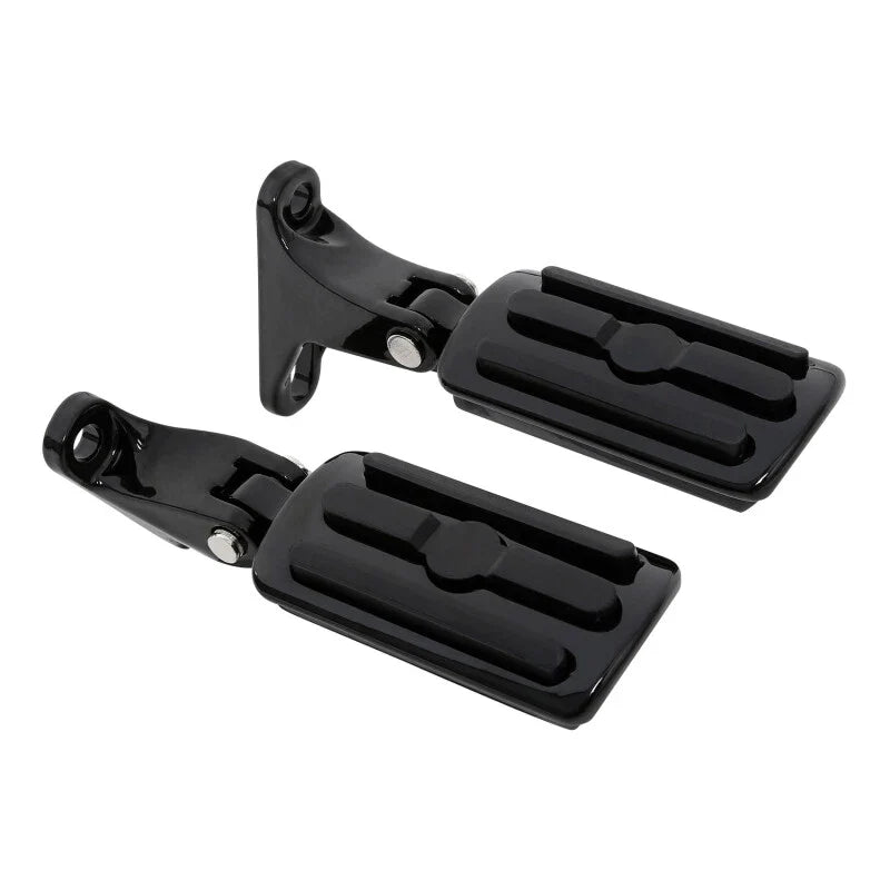 Black Passenger Footpeg Mini Mount Fit For Harley Street Glide Flhx 1993-2025 24
