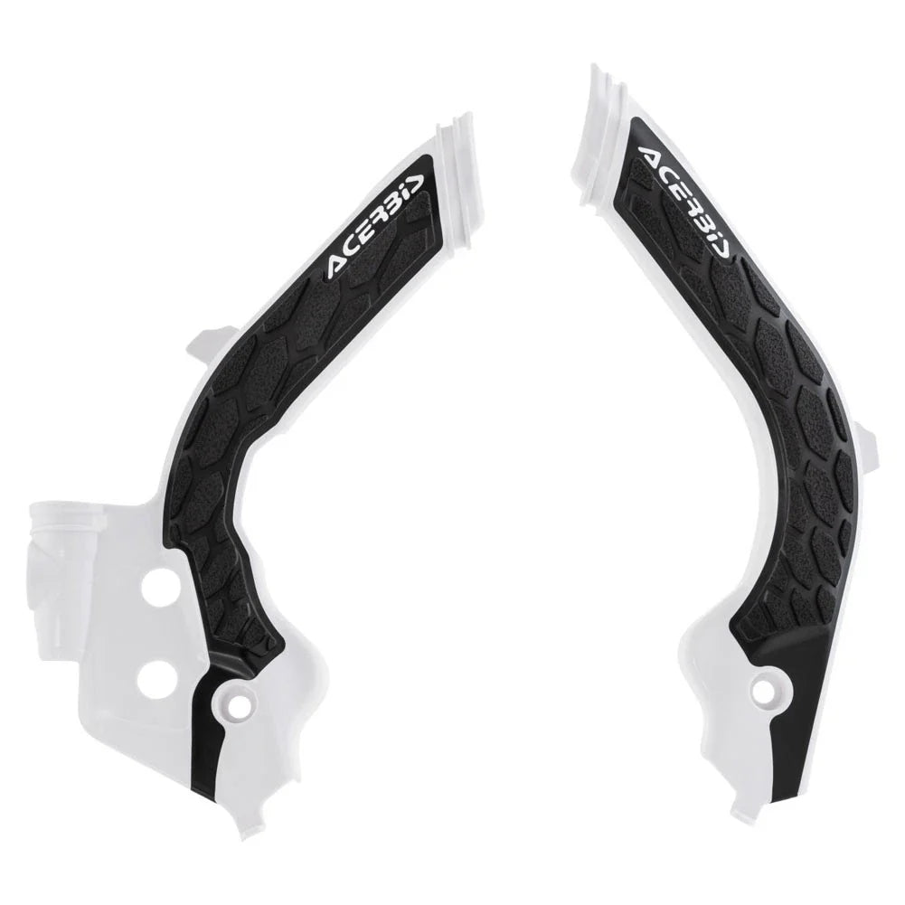 Acerbis X-Grip Frame Guards White/Black - Fits GASGAS EX 350F 2021