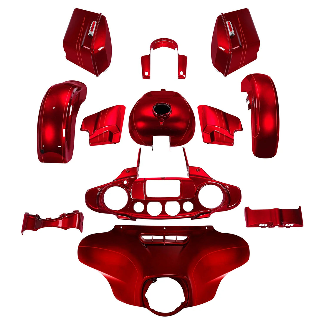 Fairing Bodywork Fit For Harley Street Glide Special 14-24 Velocity Red Sunglo