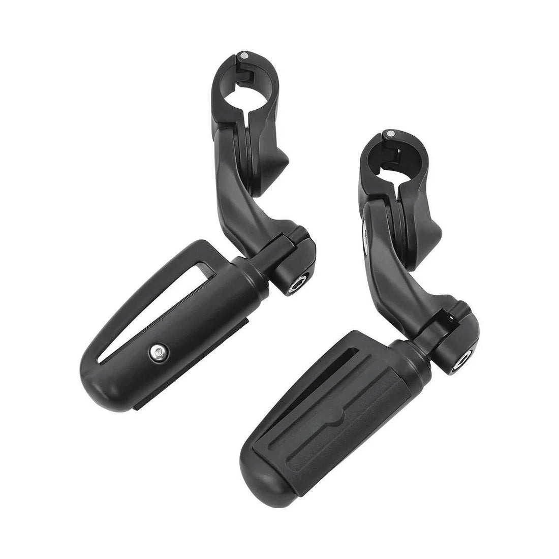 Fit For Harley Touring 1.25" short adjustable highway footpegs clamps pegs