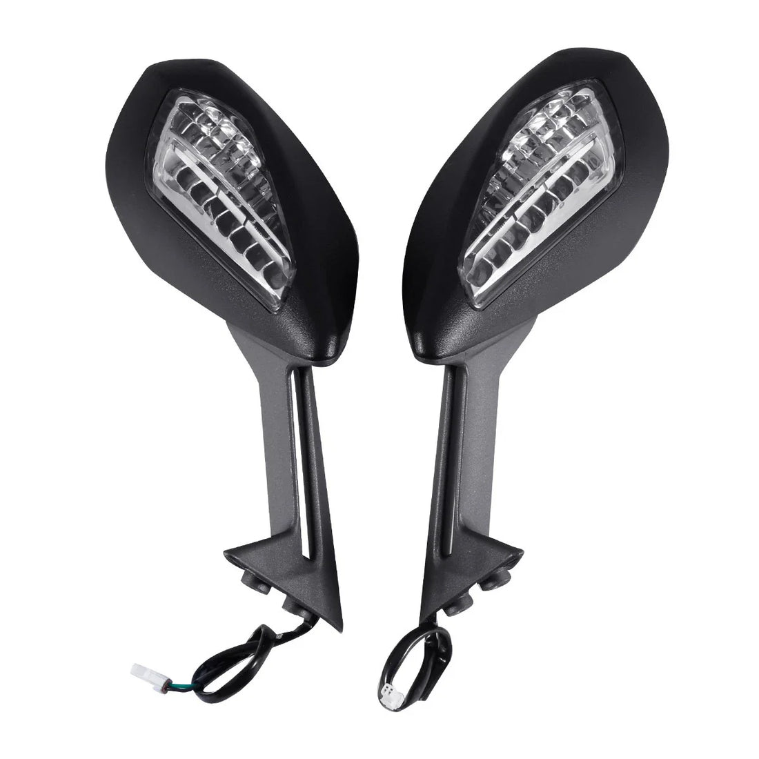 Rear View Mirrors LED Turn Signal Light Fit For Ducati 959 1299 Panigale S 15-20