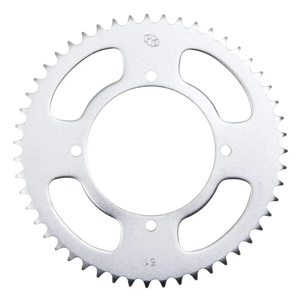 Primary Drive Rear Steel Sprocket 51 Tooth Silver For Suzuki RM100 2003-2004
