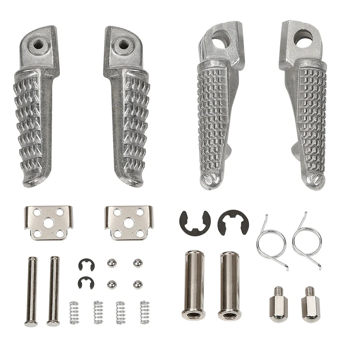 Rider Driver Passenger Footrests Footpegs Fit For Kawasaki Ninja ZX10R 2004-2013