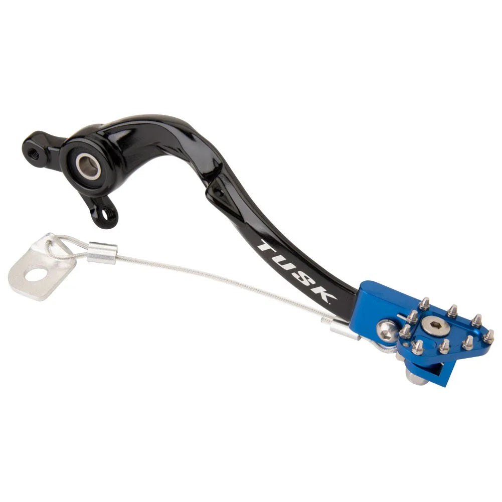 Tusk Aluminum Brake Pedal Blue Tip For Husqvarna TX 300 (Fuel Inject.) 2023-2025