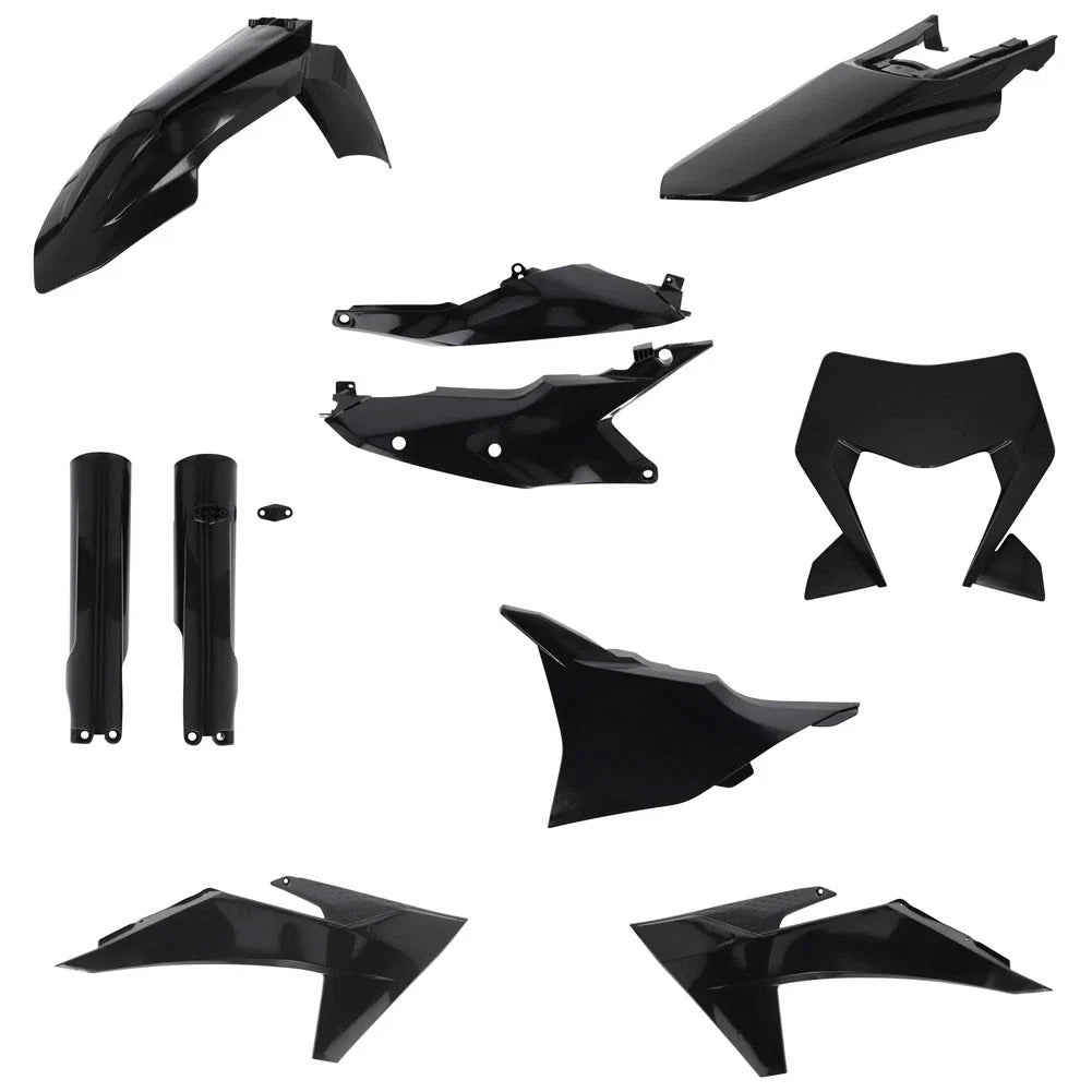Acerbis 2986550001 Full Plastic Kit Black