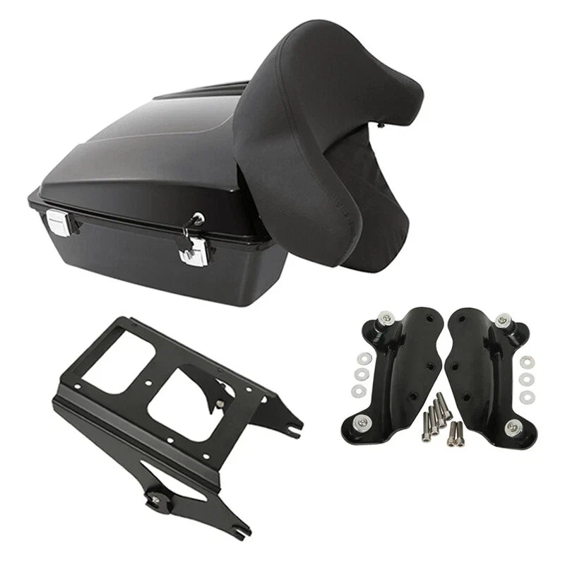 Chopped Trunk Backrest & Mount Docking Fit For Harley Touring 2009-2013