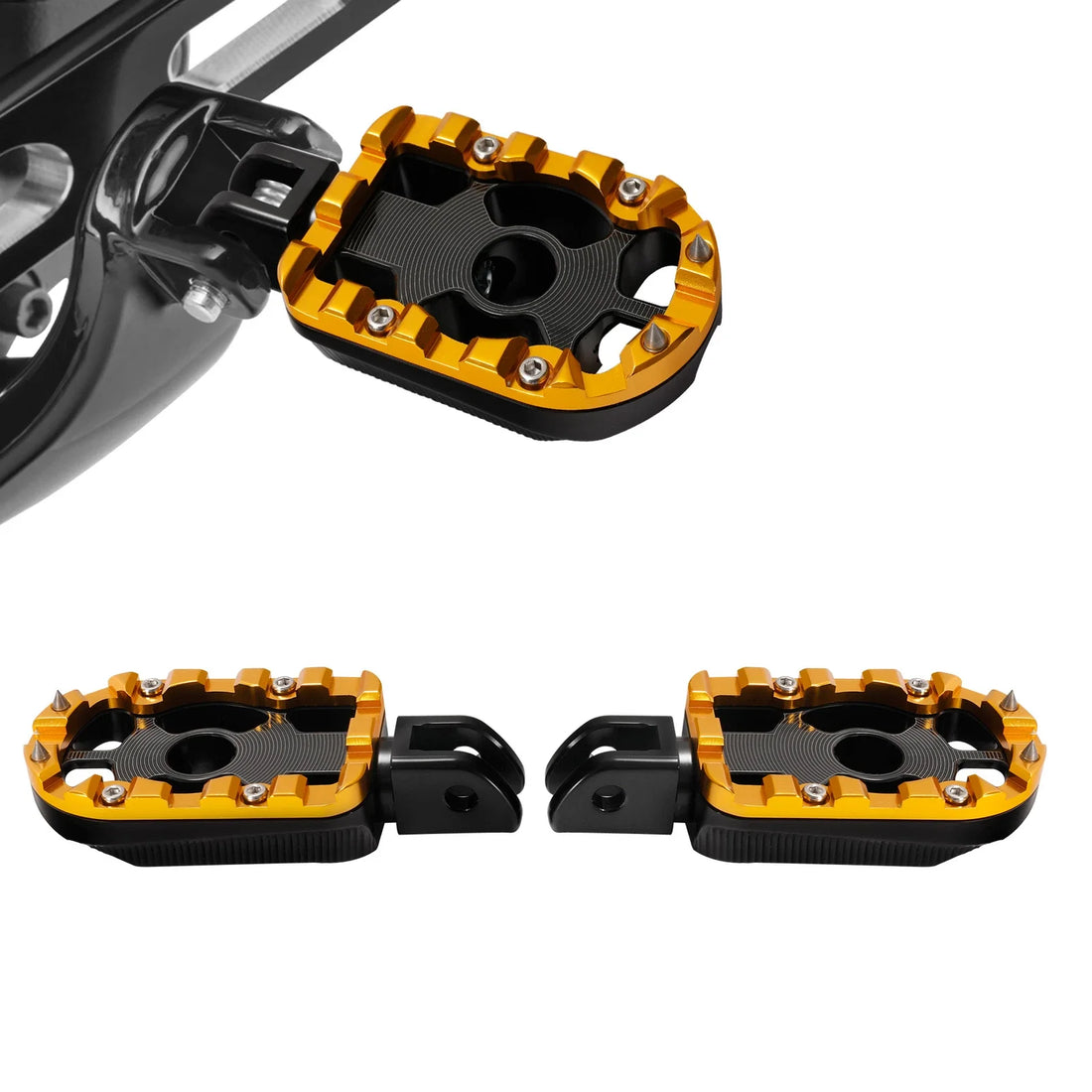 Driver Footpegs Foot Pegs Fit For Harley Softail Street Bob Low Rider Fxlr 18-23