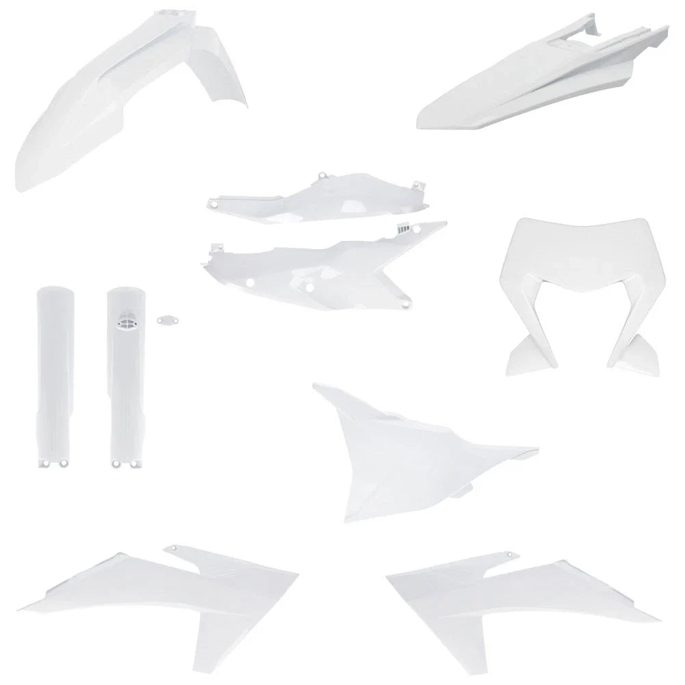 Acerbis 2986550002 Full Plastic Kit White
