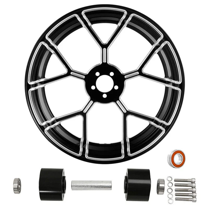 21" x 3.5" Front Wheel Rim Dual Disc Hub Fit For Harley Road King 1997-2021 ABS