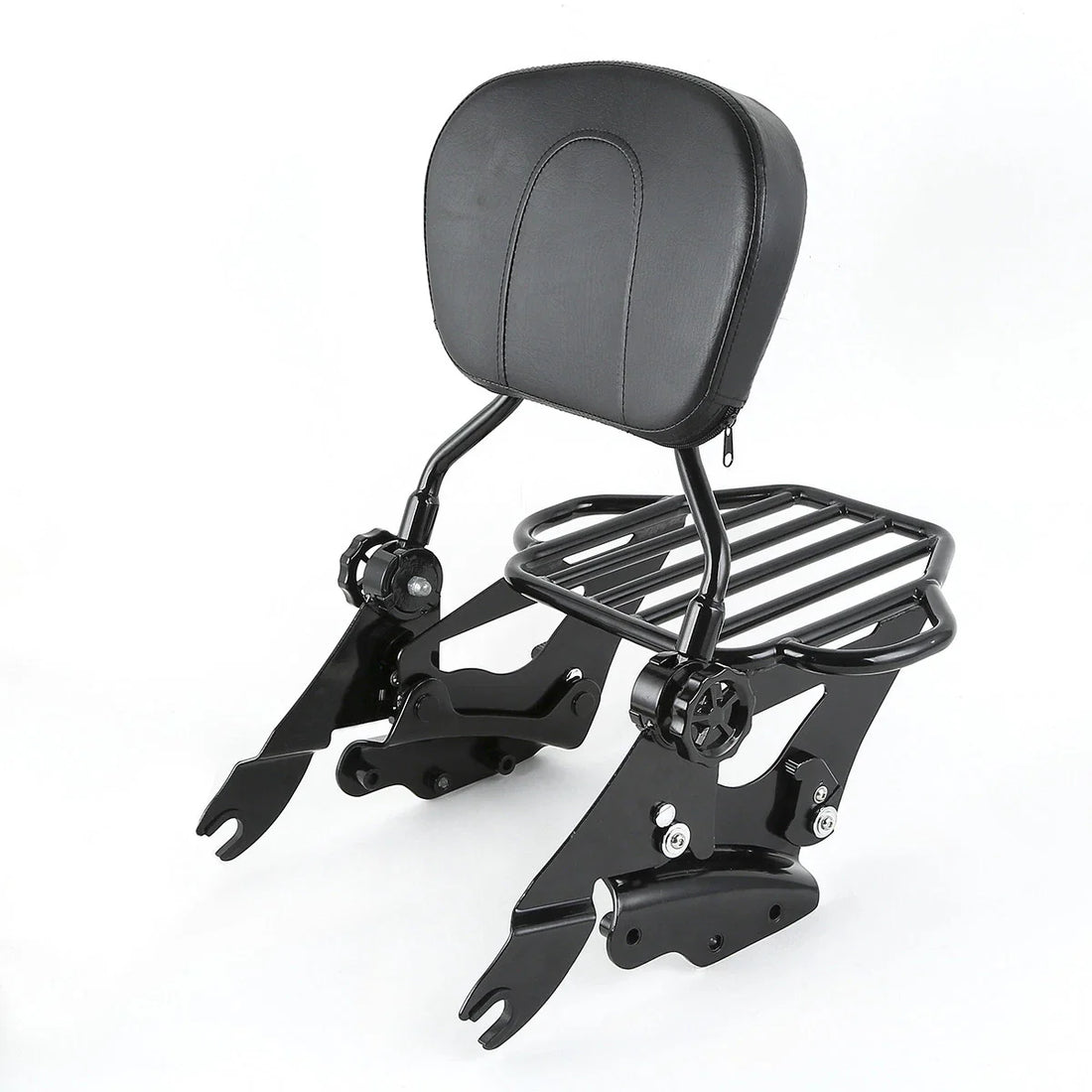 18" Backrest Sissy Bar Luggage Rack Docking Kit Fit For Harley Touring Flh 09-13