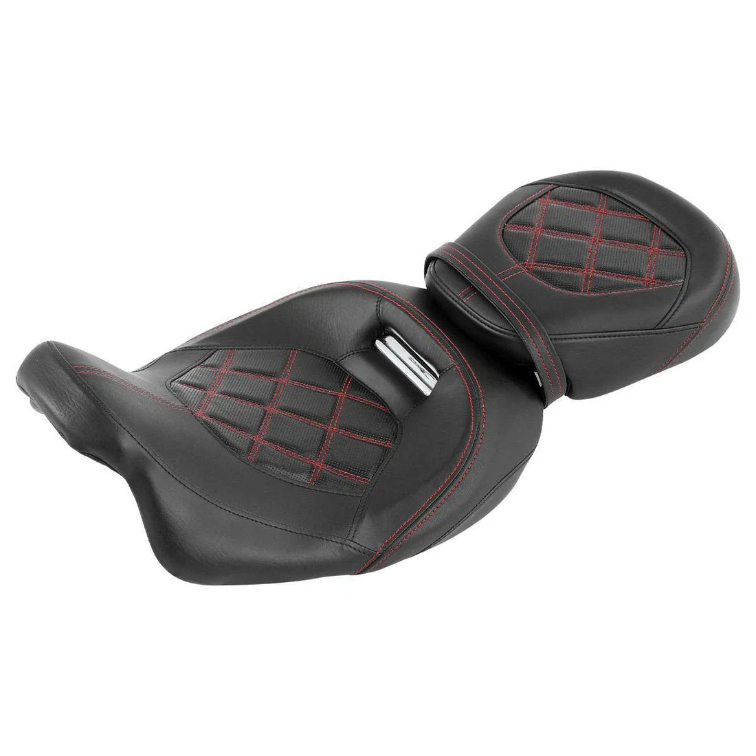 Driver/Passenger Seat Red Stitching Fit For Harley Road Glide 2009-2023 2022 21