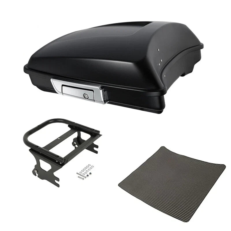Matte Black Razor Trunk Mount Rack Fit For Harley Touring 1997-08